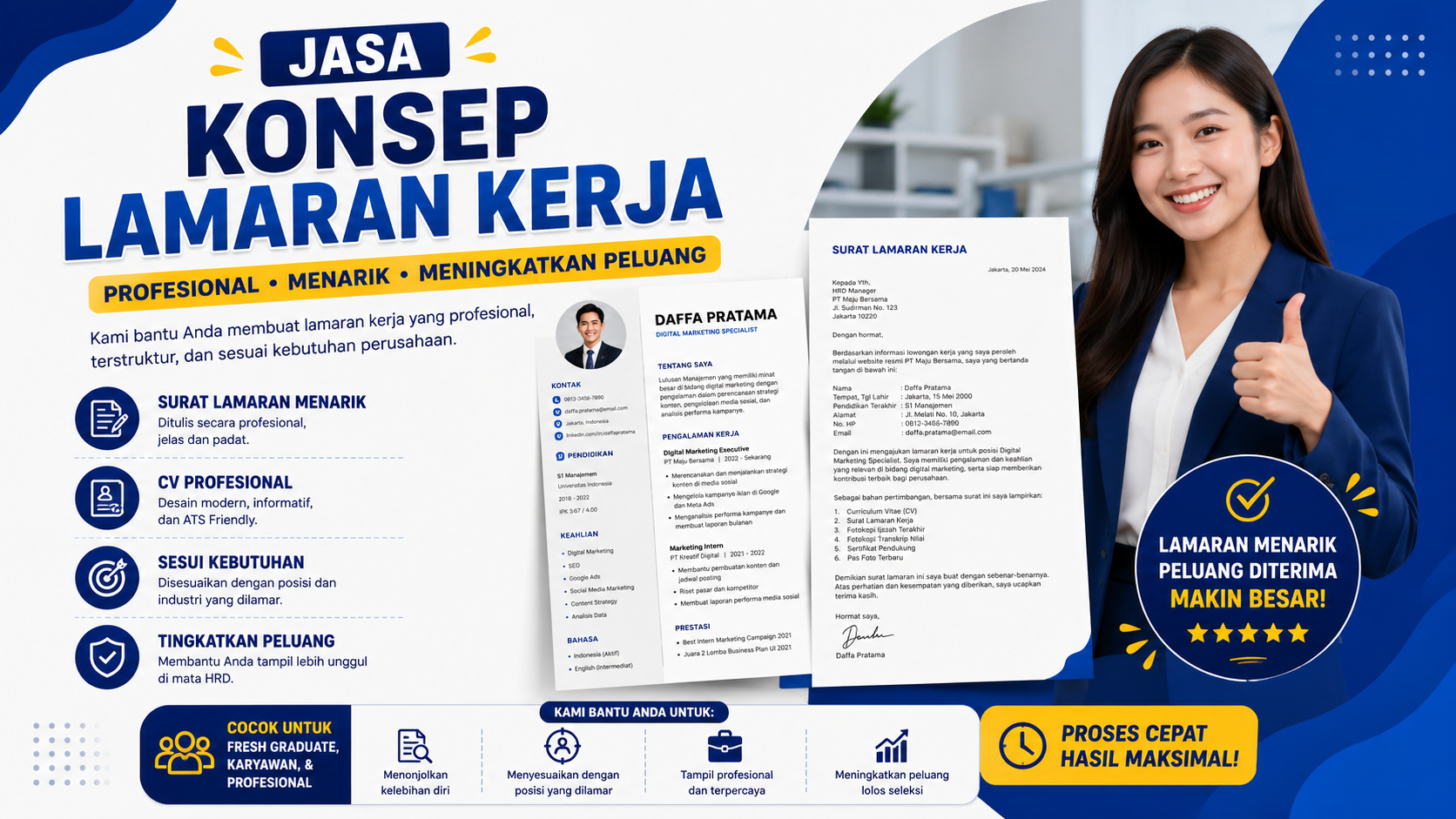 Jasa Konsep Lamaran Kerja